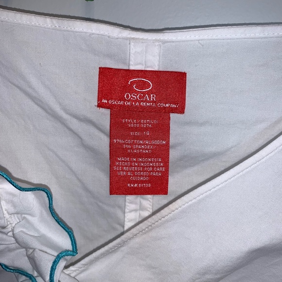 Oscar De la Renta Ruffle top - Picture 4 of 7